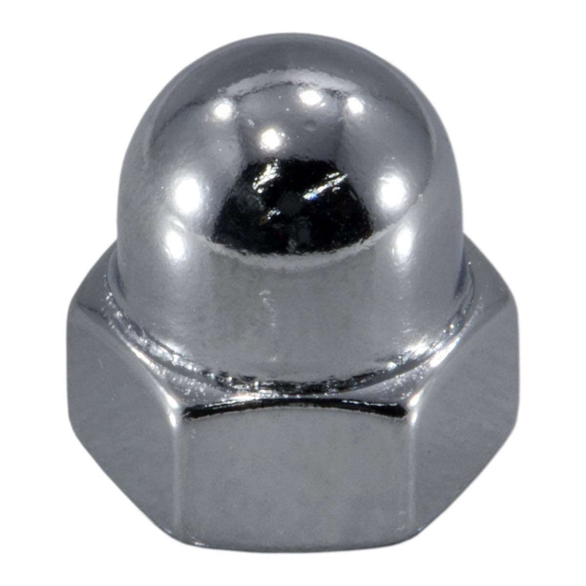 8mm-1.25 Chrome Plated Class 8 Steel Coarse Thread Acorn Cap Nuts ...