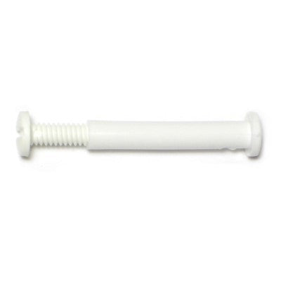 1-3/8" White Plastic Posts with Screws