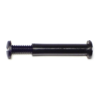 1-1/4" x 1-1/4" Black Plastic Posts with Screws