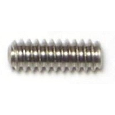 #6-32 x 3/8" 18-8 Stainless Steel Coarse Thread Hex Socket Headless Set Screws