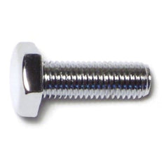 1/4"-28 x 3/4" Chrome Plated Grade 5 Steel Fine Thread Hex Cap Screws