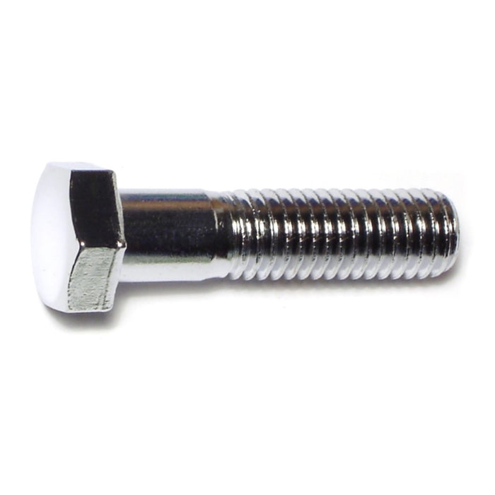 1/2"-13 x 2" Chrome Plated Grade 5 Steel Coarse Thread Hex Cap Screws