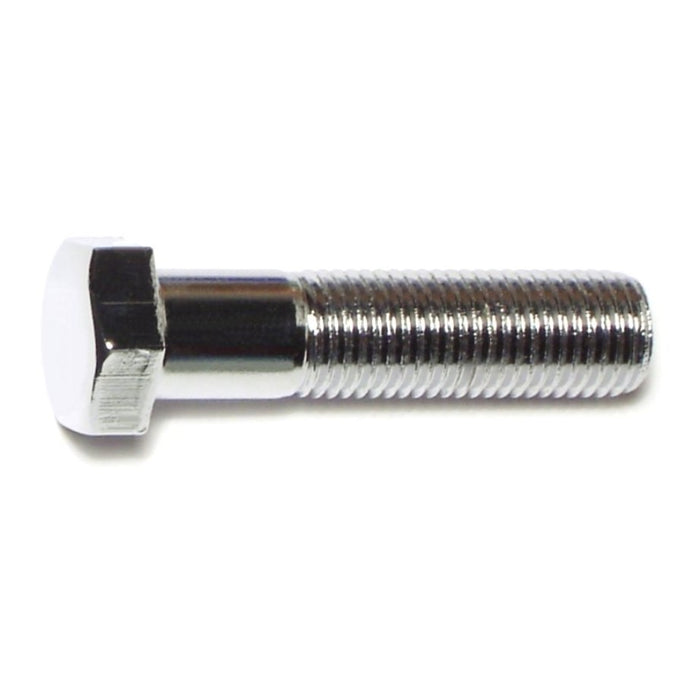7/16"-20 x 1-3/4" Chrome Plated Grade 5 Steel Fine Thread Hex Cap Screws