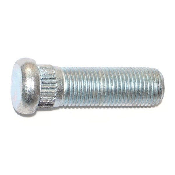 1/2"-20 x 1-17/32" Zinc Plated Steel Fine Thread Automotive Wheel Studs