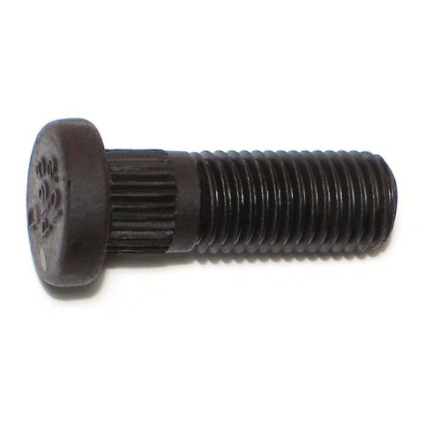 12mm-1.5 x 12.2mm x 36mm Zinc Plated Class 10.9 Steel Fine Thread Automotive Wheel Studs