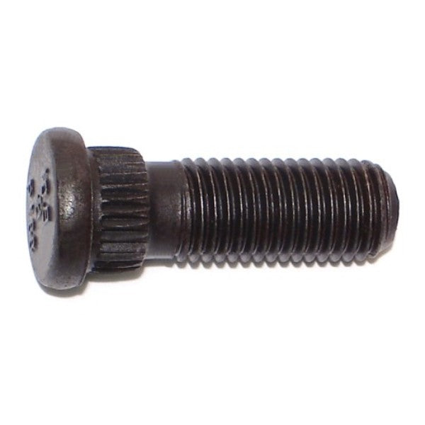12mm-1.5 x 14.35mm x 37.5mm Zinc Plated Class 10.9 Steel Fine Thread Automotive Wheel Studs