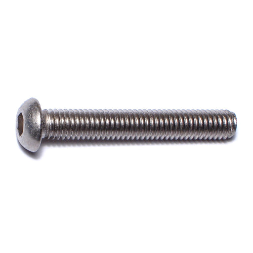 6mm-1.0 x 40mm A2 Stainless Steel Coarse Thread Button Head Hex Socket Cap Screws