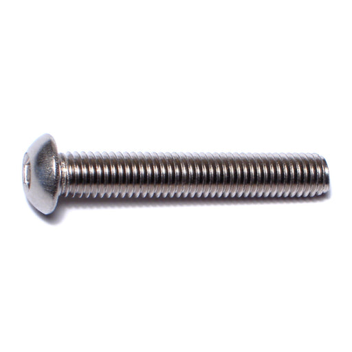 8mm-1.25 x 50mm A2 Stainless Steel Coarse Thread Button Head Hex Socket Cap Screws