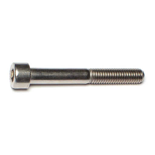 8mm-1.25 x 60mm Stainless A2-70 Steel Coarse Thread Hex Socket Cap Screws