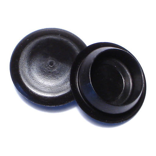 5/8" Black Plastic Flush Head Sheet Metal Plugs