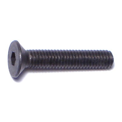 3mm-0.5 x 16mm Black Oxide Class 10.9 Steel Coarse Thread Flat Head Hex Socket Cap Screws