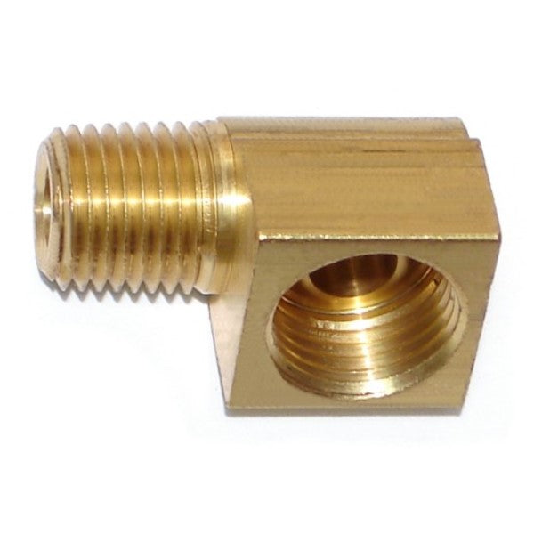 90ÔøΩÔøΩ x 3/8" x 1/4" Brass Male Elbows