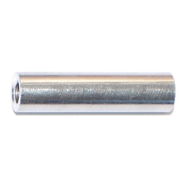 1/4-32 x 1/4" x 1" Aluminum Coarse Thread #8-32 Threaded Spacers