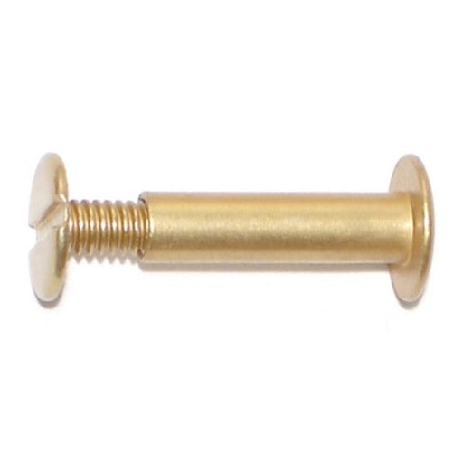 3/4" Brass Anodized Aluminum Screw Posts with Screws