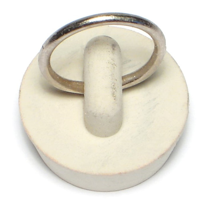 1" x 0.4" White Rubber Stoppers