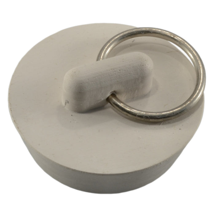 1-1/4" x 0.4" White Rubber Stoppers