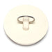 2" x 1/2" White Rubber Stoppers