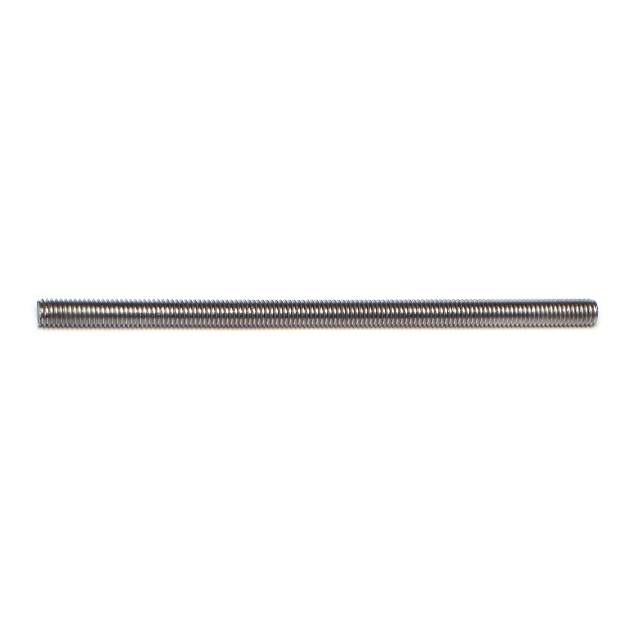 5mm-0.8 x 100mm Zinc Plated Low Carbon Steel Coarse Thread Threaded Rods