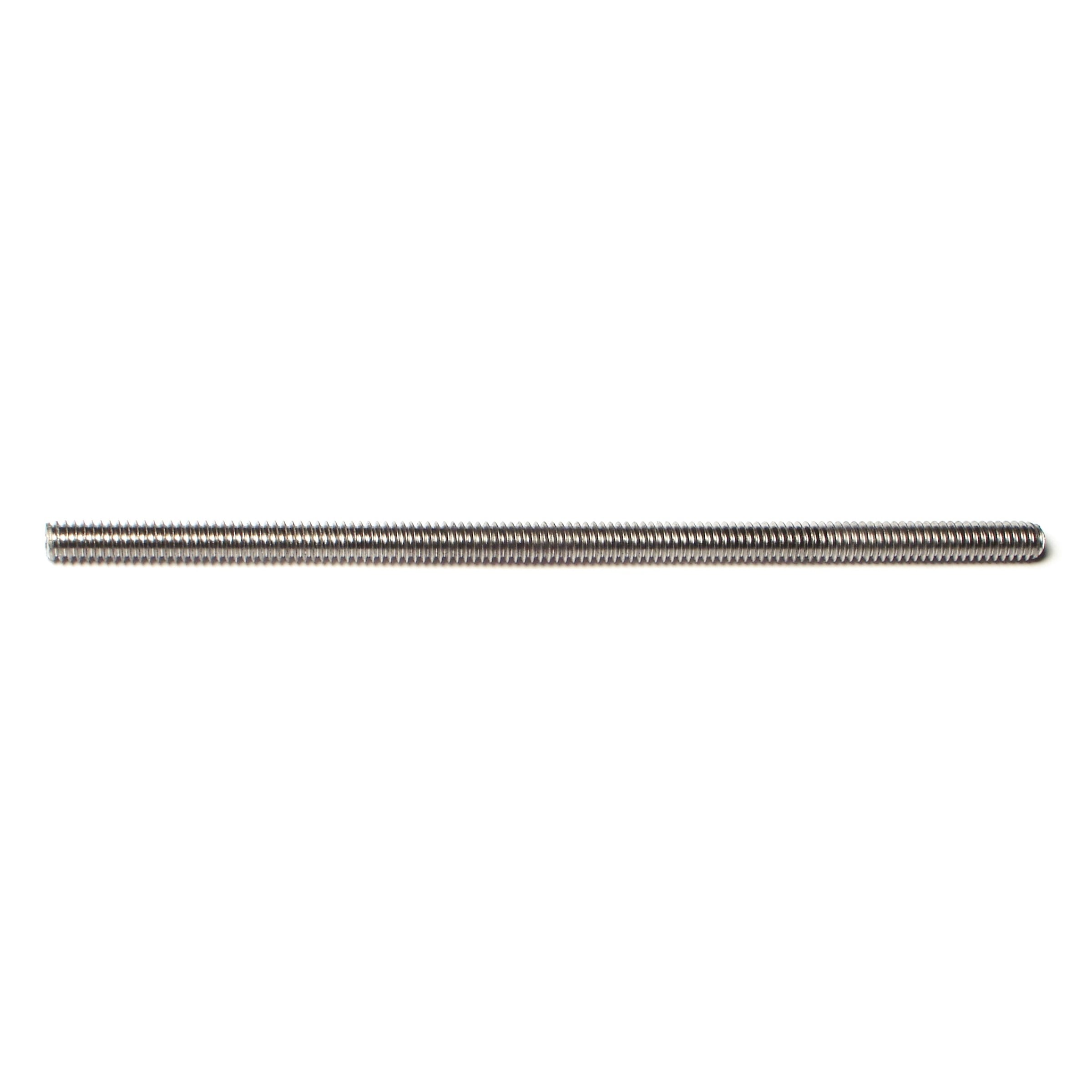 1/4"-20 x 6" Zinc Plated Grade 2 Steel Coarse Thread Threaded Rods