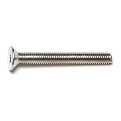 3mm-0.5 x 25mm A2 Stainless Steel Coarse Thread Flat Head Hex Socket Cap Screws