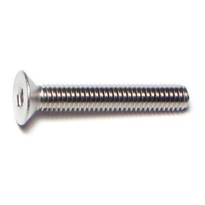 4mm-0.7 x 25mm A2 Stainless Steel Coarse Thread Flat Head Hex Socket Cap Screws