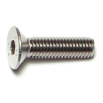 5mm-0.8 x 20mm A2 Stainless Steel Coarse Thread Flat Head Hex Socket Cap Screws
