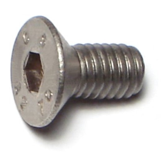 6mm-1.0 x 12mm A2 Stainless Steel Coarse Thread Flat Head Hex Socket Cap Screws