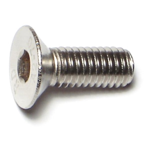 6mm-1.0 x 16mm A2 Stainless Steel Coarse Thread Flat Head Hex Socket Cap Screws