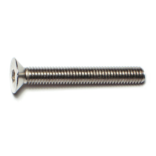 6mm-1.0 x 45mm A2 Stainless Steel Coarse Thread Flat Head Hex Socket Cap Screws