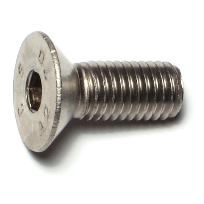 10mm-1.5 x 25mm A2 Stainless Steel Coarse Thread Flat Head Hex Socket Cap Screws