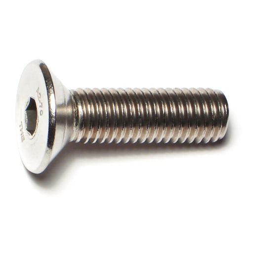 10mm-1.5 x 35mm A2 Stainless Steel Coarse Thread Flat Head Hex Socket Cap Screws
