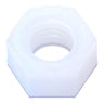 3/8"-16 Nylon Plastic Coarse Thread Hex Nuts