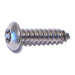 #10 x 3/4" 18-8 Stainless Steel Security Star Drive Button Head Sheet Metal Screws