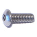 #8-32 x 1/2" 18-8 Stainless Steel Coarse Thread Security Star Drive Button Head Machine Screws