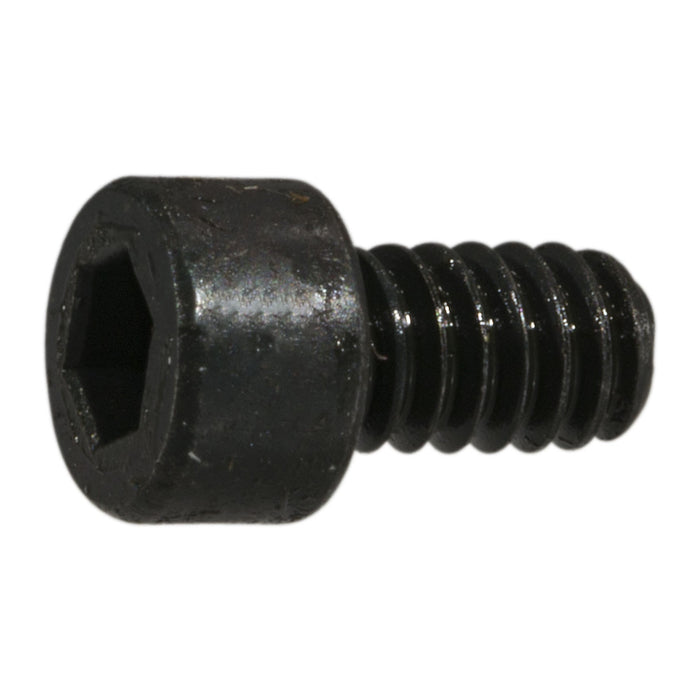 #0-80 x 3/16" Plain Steel Fine Thread Miniature Socket Cap Screws