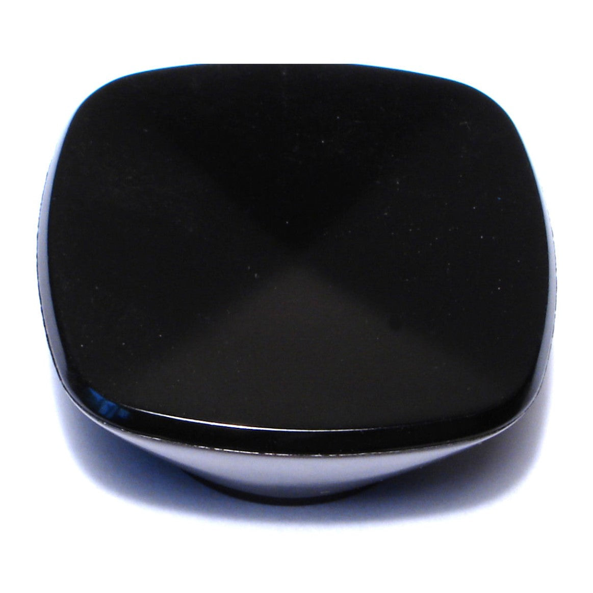 #10-32 x 1-3/4" Black Heat Resistant Plastic Fine Thread Square Knobs