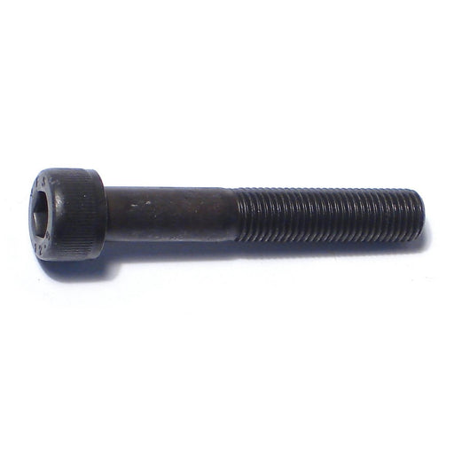 8mm-1.0 x 50mm Black Oxide Class 12.9 Steel Fine Thread Knurled Head Hex Socket Cap Screws
