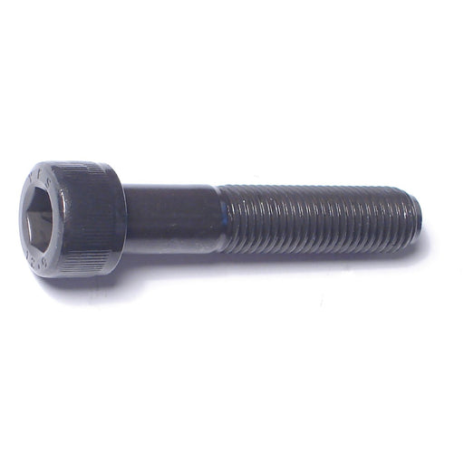 10mm-1.25 x 50mm Black Oxide Class 12.9 Steel Fine Thread Knurled Head Hex Socket Cap Screws