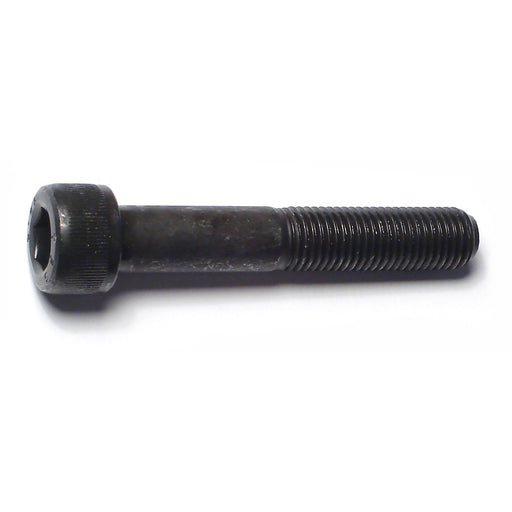 10mm-1.25 x 60mm Black Oxide Class 12.9 Steel Fine Thread Knurled Head Hex Socket Cap Screws