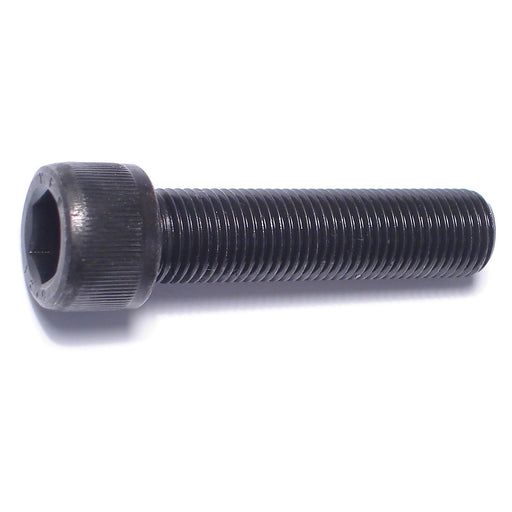 12mm-1.25 x 50mm Black Oxide Class 12.9 Steel Extra Fine Thread Knurled Head Hex Socket Cap Screws