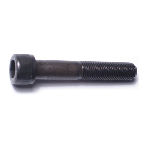 12mm-1.25 x 70mm Black Oxide Class 12.9 Steel Extra Fine Thread Knurled Head Hex Socket Cap Screws