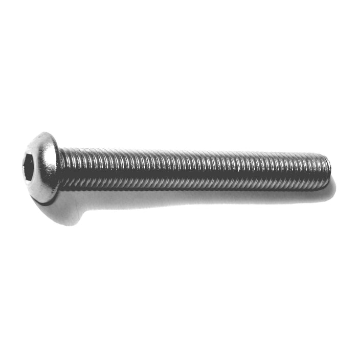 1/4"-28 x 2" 18-8 Stainless Steel Fine Thread Button Head Socket Cap Screws