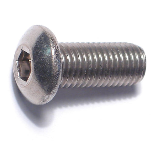 5/16"-24 x 3/4" 18-8 Stainless Steel Fine Thread Button Head Socket Cap Screws