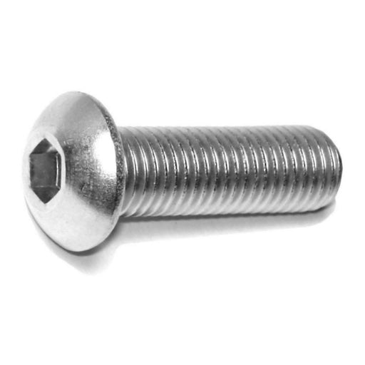 5/16"-24 x 1" 18-8 Stainless Steel Fine Thread Button Head Socket Cap Screws
