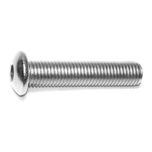 5/16"-24 x 1-1/2" 18-8 Stainless Steel Fine Thread Button Head Socket Cap Screws