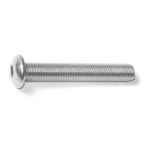 5/16"-24 x 2" 18-8 Stainless Steel Fine Thread Button Head Socket Cap Screws