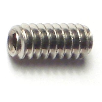 #6-32 x 5/16" 18-8 Stainless Steel Coarse Thread Hex Socket Headless Set Screws