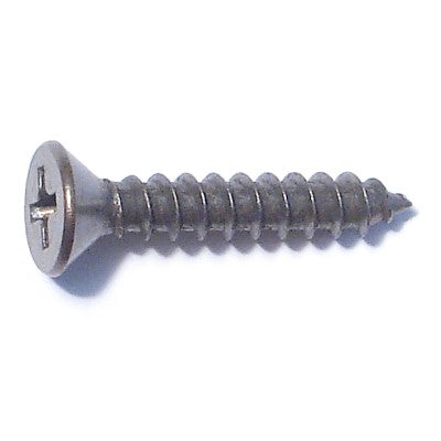 #9 x 1" Venetian Bronze Plated Steel Phillips Flat Head Hinge Screws
