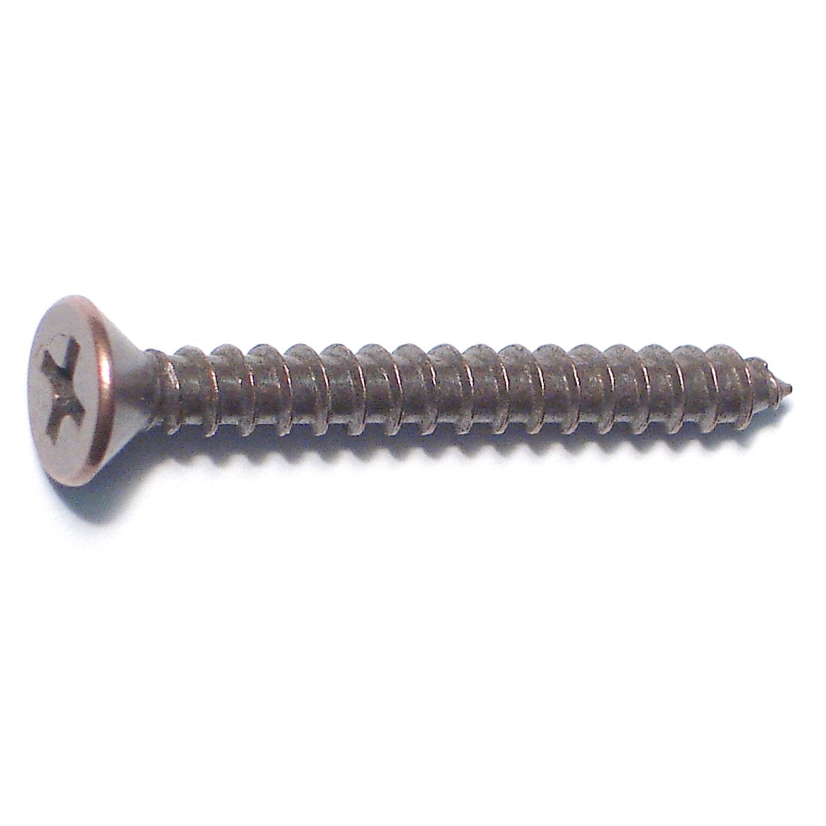 #9 x 1-1/2" Venetian Bronze Plated Steel Phillips Flat Head Hinge Screws