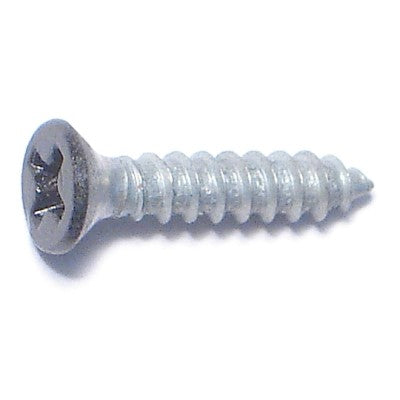 #5 x 5/8" Black Painted Steel Phillips Flat Head Hinge Screws